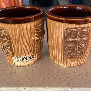 Tiki Mugs (Stockton California) *Vintage*